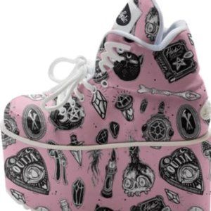 Halloween Gothic/ Killstar Like Platform Witch Shoes by llol3